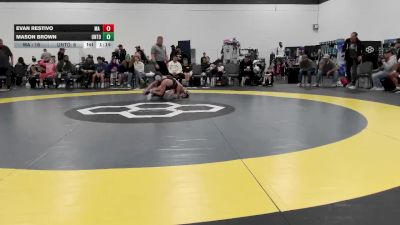 112 lbs Quarterfinals (8 Team) - Evan Restivo, Mat Assassins vs Mason Brown, Untouchables