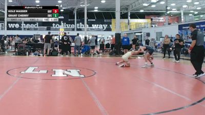 91 lbs Rr Rnd 1 - Kole Wasser, Grit Mat Club - MS vs Grant Cherry, Kraken Black - MS