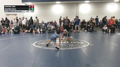 80 lbs Round Of 16 - Hunter Carl, PA vs Masten Felix, CA