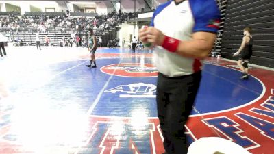 110 lbs Consi Of 8 #2 - Robert McLaulin, Circle Training Center Wrestling vs Destiny-Rai Taylor, Pope Junior Wrestling Club