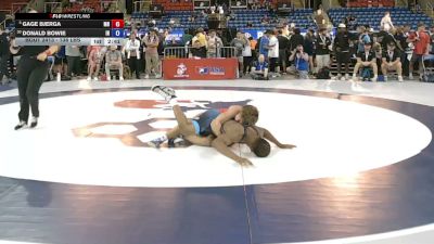 138 lbs Champ. Rd Of 32 - Gage Bjerga, Minnesota vs Donald Bowie, Indiana
