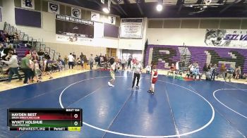 126 lbs Quarterfinal - Wyatt Holshue, Team Prestige vs Hayden Best, Bruin Wrestling Club