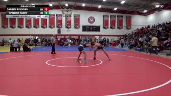 149 lbs Champ. Round 1 - Spencer Parry, Cerritos College vs Gabriel Reynoso, Chabot College