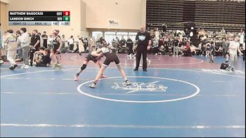 89 lbs Rr Rnd 7 - Matthew Bagocius, Gentile Trained - MSE vs Landon Girch, Revival Oange