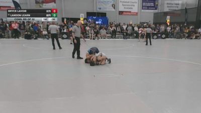 120 lbs Cons. Rd Of 32 - Bryce Lavoie, Heart & Pride vs Landon Learn, Michigan Premier