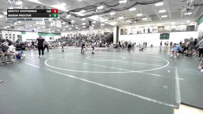 75 lbs Cons. Semi - Mason Proctor, Team Acrion vs Brettly Steffensen, Flat Earth Wrestling Club