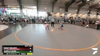 92 lbs Quarterfinal - Hailey Delgado, NXT Level Wrestling Academy vs Isabella Allen, Spring Klein Wrestling Club