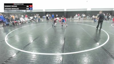 126 lbs Dominic Brown, Team Indiana Blue vs Antonio Morales, Florida