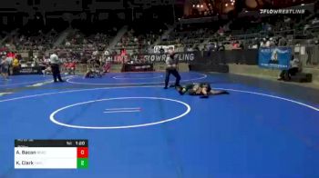 80 lbs Prelims - Asher Bacon, Beacons vs Kaden Clark, Tennessee Valley