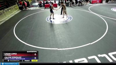 149 lbs Quarterfinal - Logan Lopez, California vs Colton Gonzalez, Central Catholic Wrestling Club