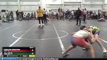 84 lbs Finals (2 Team) - Sanchir Edington, ACES vs Isla Silva, South Hills