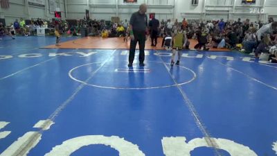 55 lbs Round 4 - Brock Taylor, Ares Wrestling Club vs Gaberial Beltran, Untouchables 9u