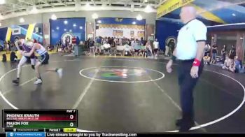 120 lbs Cons. Round 3 - Phoenix Krauth, Bulldog Wrestling Club vs Mason Fox, CLWC