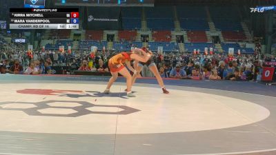 105 lbs Champ. Rd Of 16 - Kirra Mitchell, GA vs Mara Vanderpool, NE