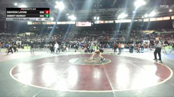 106 lbs Cons. Round 2 - Emmitt Murray, Kuna vs Drayson Lathim, Hermiston Oregon