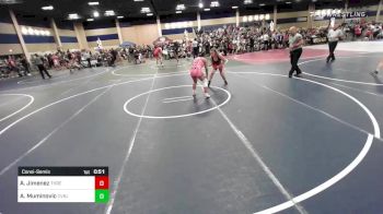 145 lbs Consolation - Alexis Jimenez, Threshold WC vs Angela Muminovic, Cvbjj