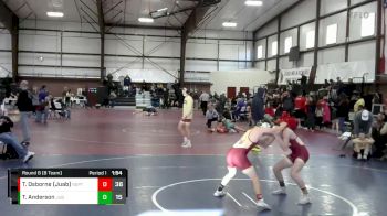 132 lbs Round 6 (8 Team) - Traedun Osborne (Juab), North Sanpete vs Teegan Anderson, Juab B