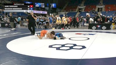 106 lbs Cons. Rd Of 16 - Gabe Terriquez, Oklahoma vs Brandon Henderson, Oregon