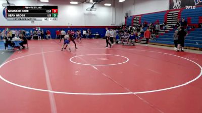 141N 1st Place Match - Minisare Gbee, University Of The Ozarks vs Sean Gross, Loras