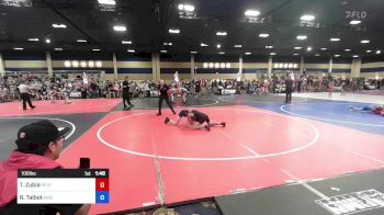 106 lbs Quarterfinal - Thomas Zubia, Peterson Grapplers vs Ry Talbot, Aniciete Traning Club