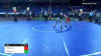 113 lbs Consolation - Oto Albanese, Melrose vs Seth Ponders, Hollis Brookline