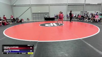 235 lbs Round 5 (6 Team) - Michela Clifford, Indiana vs Braelyn Flemming, Michigan