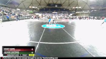 92 lbs Champ. Round 2 - George Hastings, Steelclaw Wrestling Club vs Wyatt Hume, Whatcom Wrestling Academy