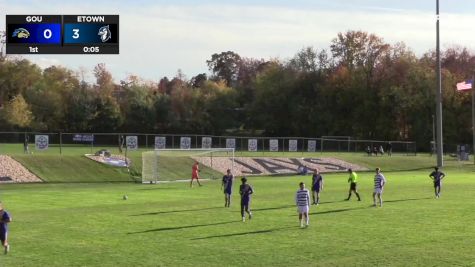 Replay: Goucher vs Elizabethtown | Oct 26 @ 3 PM