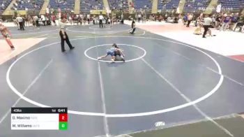 43 lbs Quarterfinal - Dominic Maximo, Tucson Cyclones vs Mason Williams, Untouchables