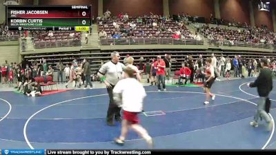 Semifinal - Korbin Curtis, Delta Wrestling Club vs Fisher Jacobsen, JWC