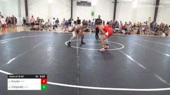 157 lbs Consolation - Jakeb Snyder, Raw vs Jacob Vialpondo, New Mexico