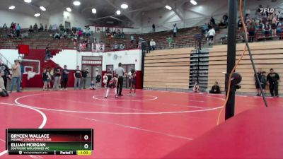 63-68 lbs Cons. Round 2 - Elijah Morgan, Southside Wolverines WC vs Brycen Wallace, Midwest Xtreme Wrestling