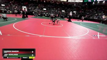 80 lbs Champ. Round 1 - Joey Rowlands, EAG2 vs Maddox Ransom, PPY2