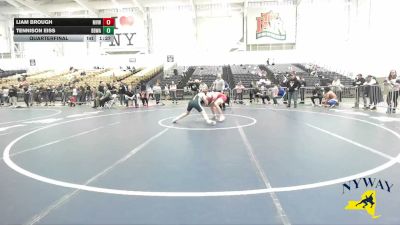 150 lbs Quarterfinal - Liam Brough, Mohawk Valley WC vs Tennison Eiss, Black Belt Wrestling Academy