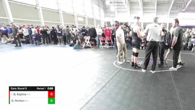 215 lbs Cons. Round 5 - Boston Kojima, Maple Mountain vs Gage Ponton, Mountain View