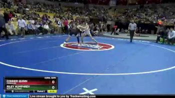 138 Class 1 lbs Cons. Semi - Riley Humphrey, North Callaway vs Conner Quinn, Marceline