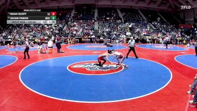 106-6A Champ. Round 1 - Noah Scott, Lowndes HS vs Julian Pabon, Archer