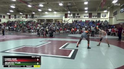 144 lbs Cons. Round 2 - Georvon Tyler, Waterloo East vs Caden Hass, Des Moines Lincoln