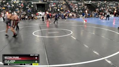 141 lbs Cons. Round 3 - Keyton Young, Colorado Mesa University vs Kyle Lewis, Chadron State