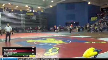 195 lbs Champ. Round 2 - Isaac Schmidt, Blair Academy vs Gabe Cannon, Sussex Central