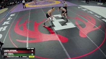 Champ. Round 1 - Coy Vrbka, Shelby-Rising City vs Laken Wissink, Dundy County Stratton