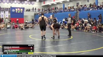 220 lbs Round 4 (4 Team) - Douglas Deshazo, Maryville vs Tristen Robinson, Bradley Central