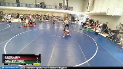 67-72 lbs Round 3 - Christina Lomu, Team Pride Academy vs Alexandra Maiolo, Sanderson Wrestling Academy