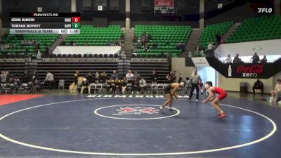 122 lbs Semifinals (8 Team) - Tobyas Boyett, Daphne vs John Junkin, Vestavia Hills