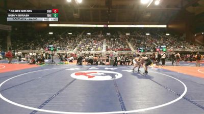 4A-165 lbs Champ. Round 1 - Bodyn Burash, Thunder Basin High School vs Gilmer Nielsen, Sheridan