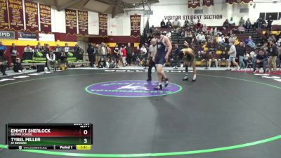 175 lbs Quarterfinal - Tyrel Miller, St Edward vs Emmitt Sherlock, Gilman School