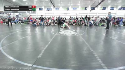 153 lbs Round Robin 3 - Keegan Hanson, Metro All-Stars - HS vs Colt Carpenter, Ohio Valley Forge - HS