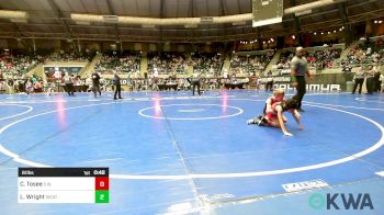 61 lbs Round Of 32 - Carmelo Tosee, Elgin Wrestling vs Levi Wright, Weatherford Youth Wrestling