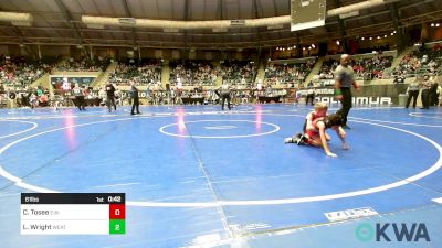61 lbs Round Of 32 - Carmelo Tosee, Elgin Wrestling vs Levi Wright, Weatherford Youth Wrestling