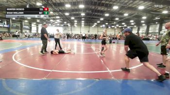 80 lbs Rr Rnd 2 - Hunter Bosco, Titan Forge - MS vs Evan Wellner, Mat Warriors Green MS - MS